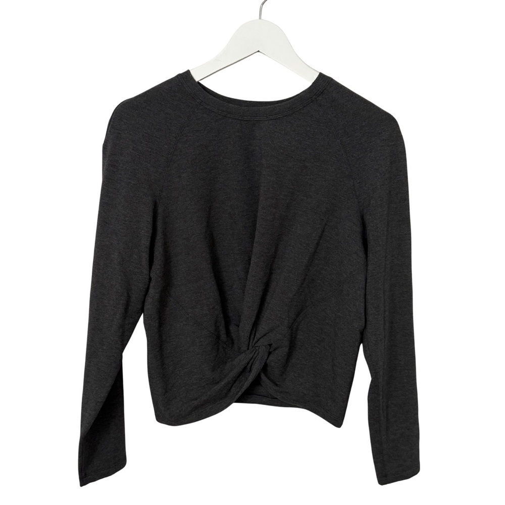 lululemon athletica Charcoal Long Sleeve Top Size 6